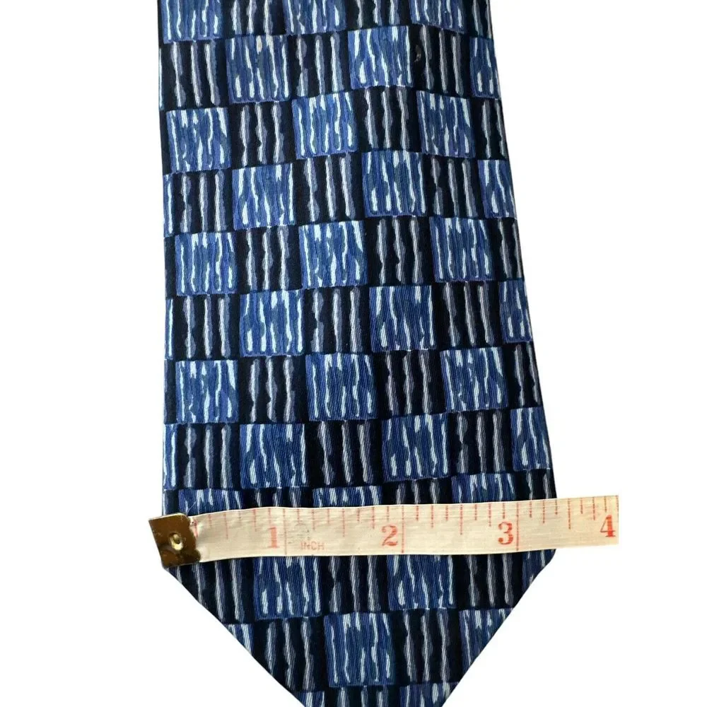 Debenhams Tie Mens‎ Multicoloured Geometric 100% Silk Pointed One Size Corpcore